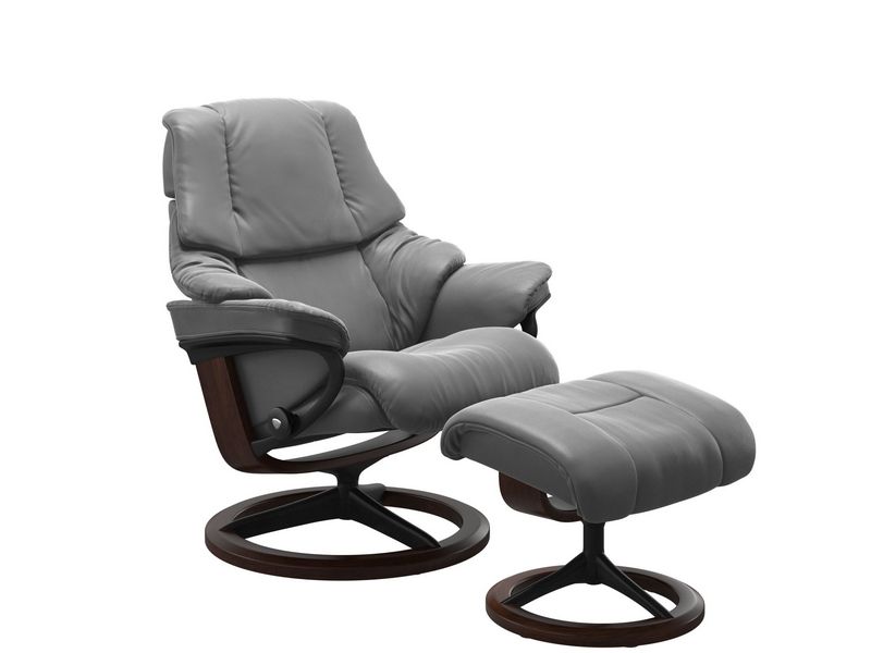Stressless Reno (M) Signature Chair with Footstool 