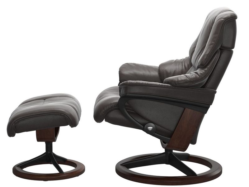 Stressless Reno (M) Signature Chair with Footstool 