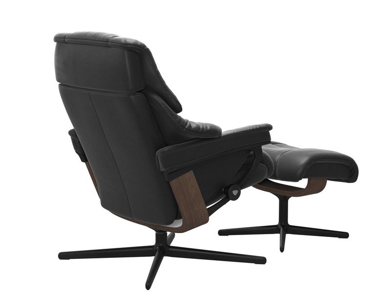 Stressless Reno (M) Cross Chair with Ottoman 