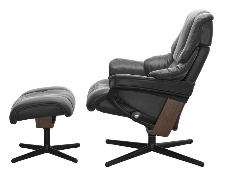Stressless Reno (M) Cross Chair with Ottoman 