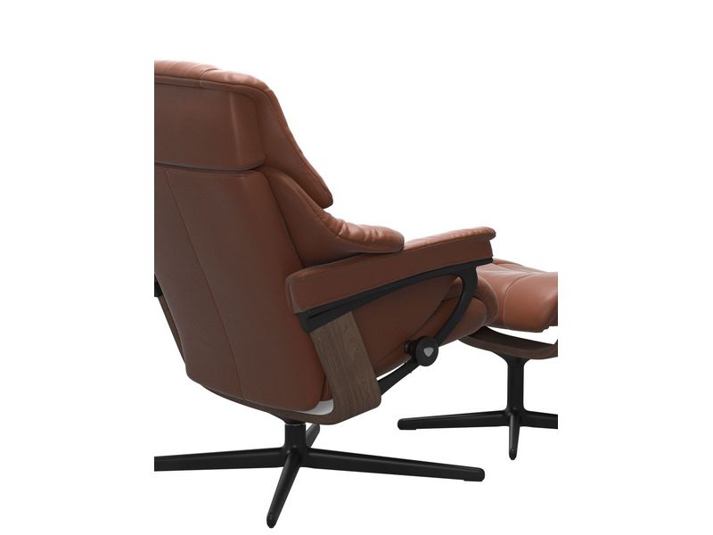 Stressless Reno (M) Cross Chair with Ottoman 
