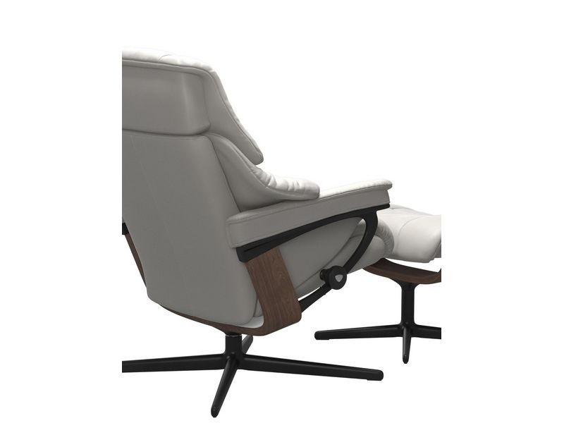 Stressless Reno (M) Cross Chair with Ottoman 