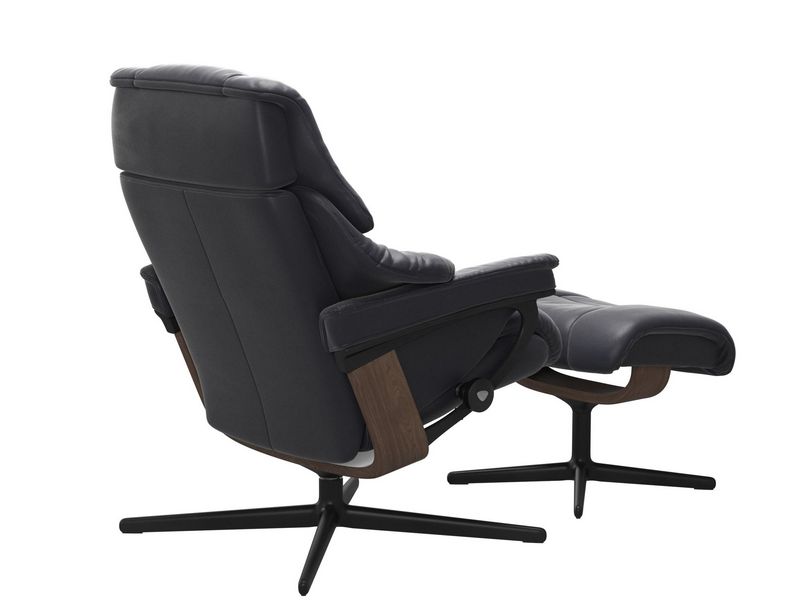 Stressless Reno (M) Cross Chair with Ottoman 