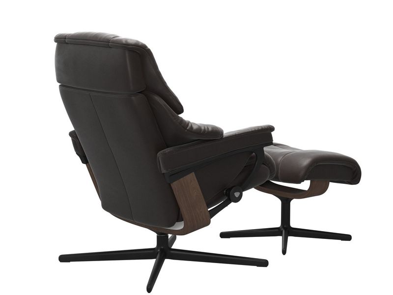 Stressless Reno (M) Cross Chair with Ottoman 