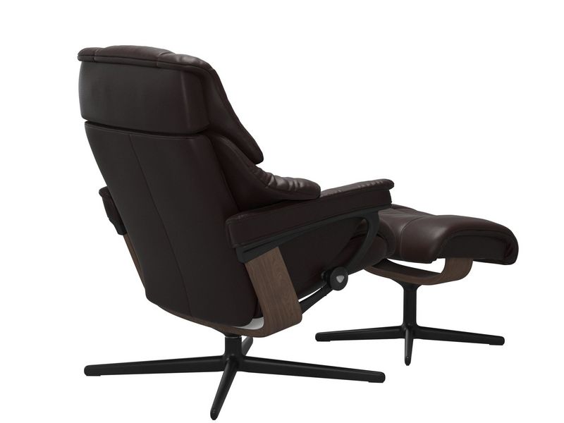 Stressless Reno (M) Cross Chair with Ottoman 