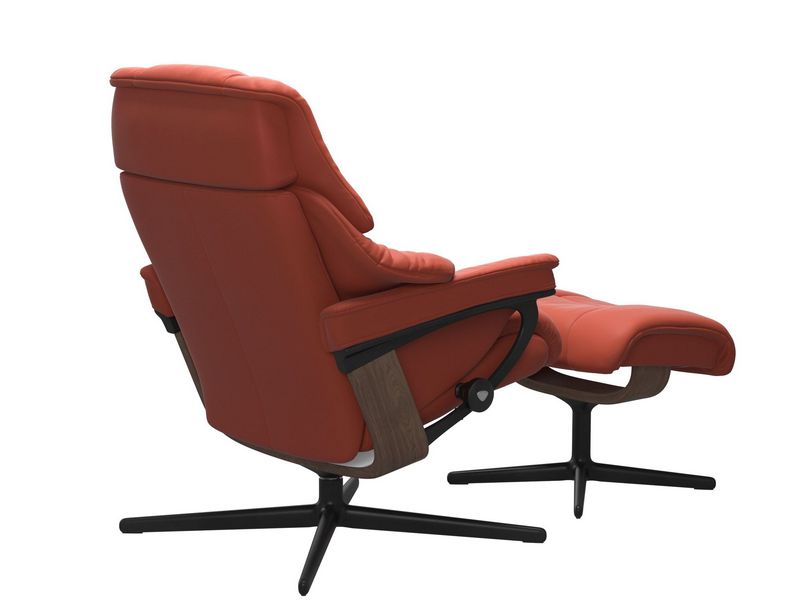 Stressless Reno (M) Cross Chair with Ottoman 