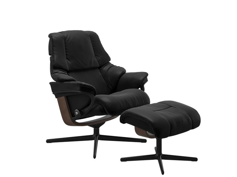 Stressless Reno (M) Cross Chair with Ottoman 