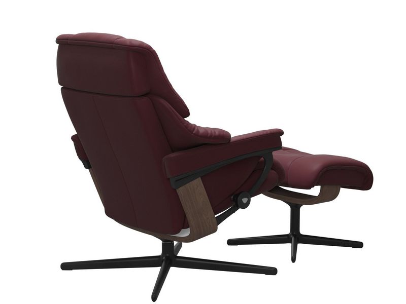 Stressless Reno (M) Cross Chair with Ottoman 