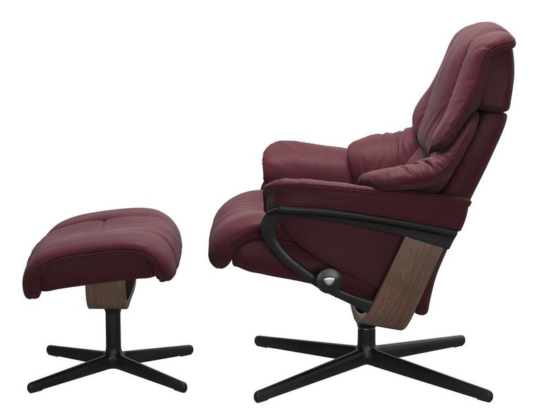 Stressless Reno (M) Cross Chair with Ottoman 