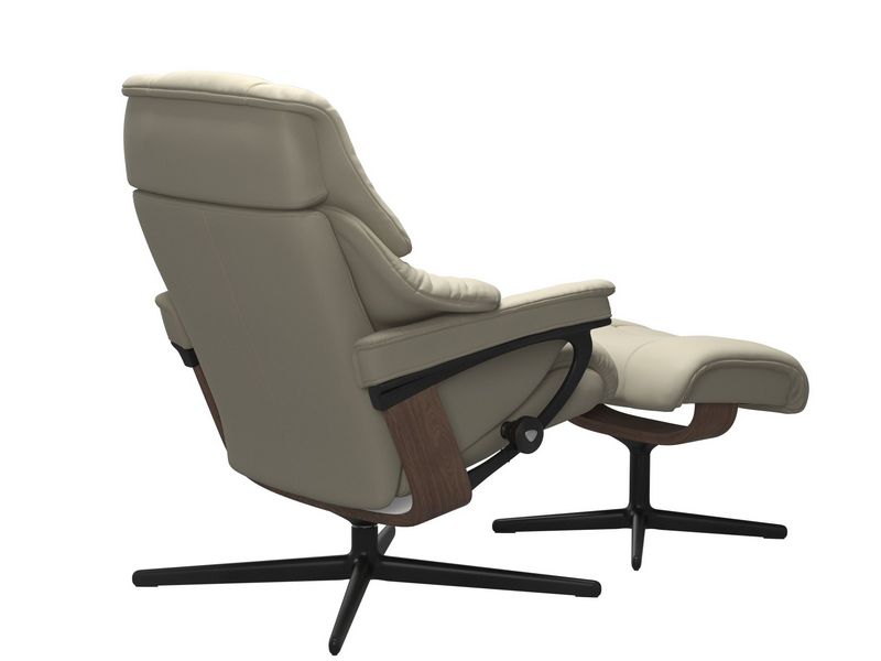 Stressless Reno (M) Cross Chair with Ottoman 
