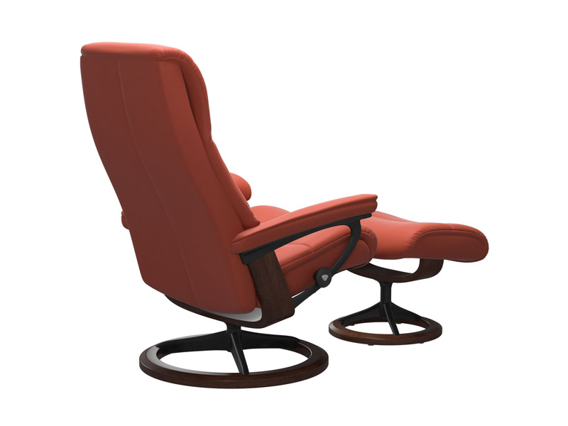 Stressless View (M) Signature Chair with Footstool 