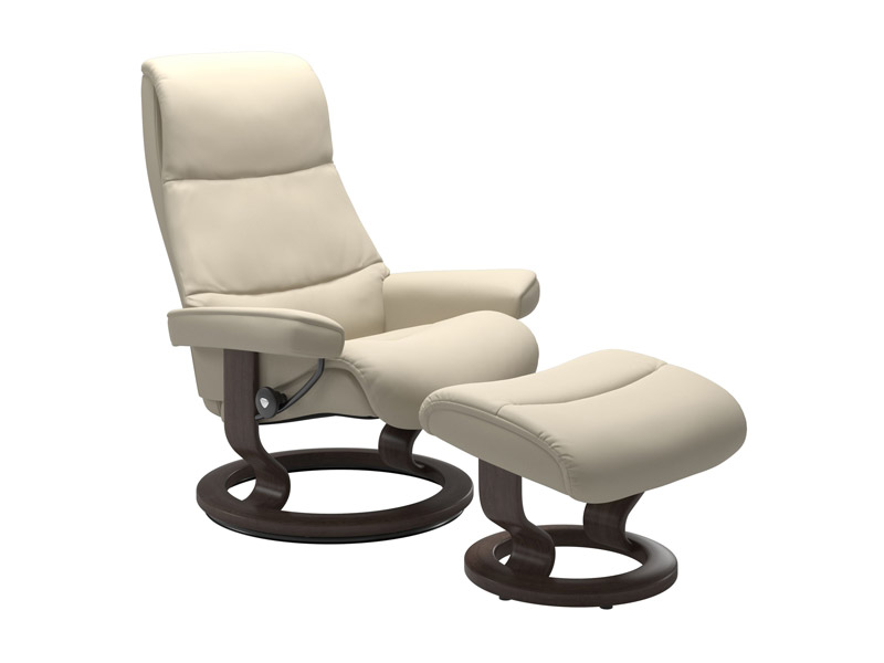 Stressless View (M) Classic Chair with Footstool 