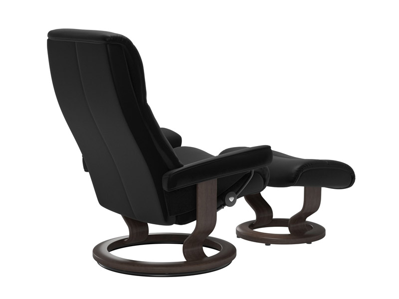 Stressless View (M) Classic Chair with Footstool 