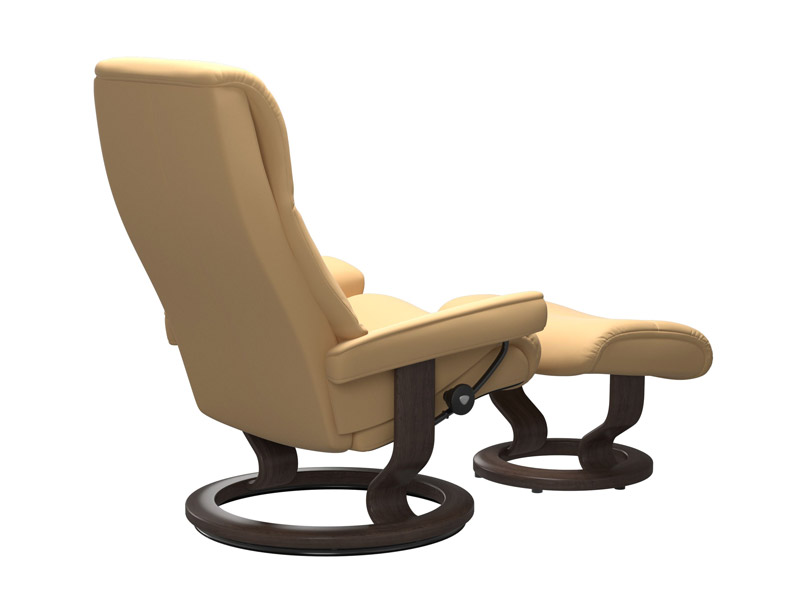 Stressless View (M) Classic Chair with Footstool 