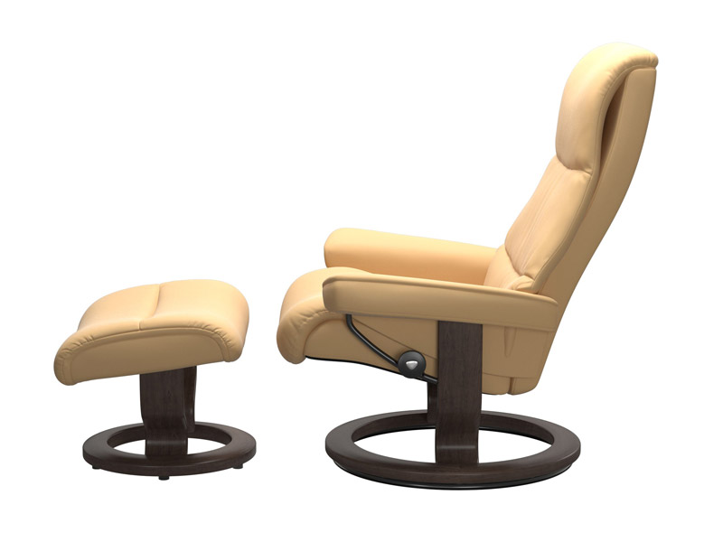 Stressless View (M) Classic Chair with Footstool 