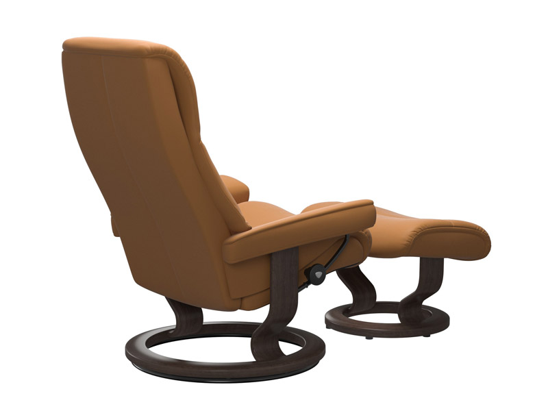 Stressless View (M) Classic Chair with Footstool 