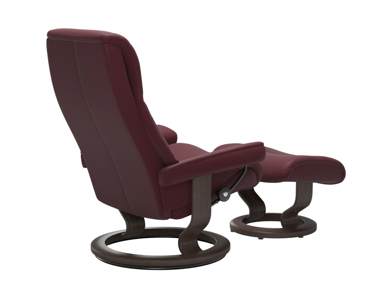 Stressless View (M) Classic Chair with Footstool 