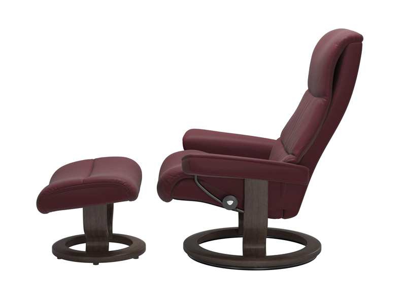 Stressless View (M) Classic Chair with Footstool 