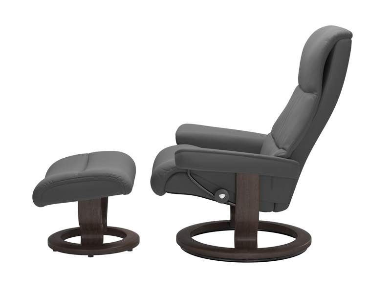 Stressless View (M) Classic Chair with Footstool 