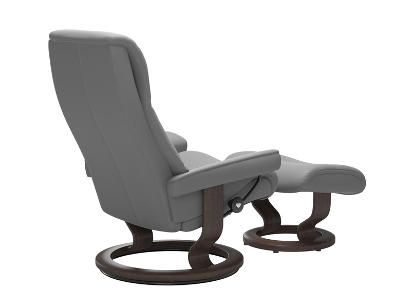 Stressless View (M) Classic Chair with Footstool 