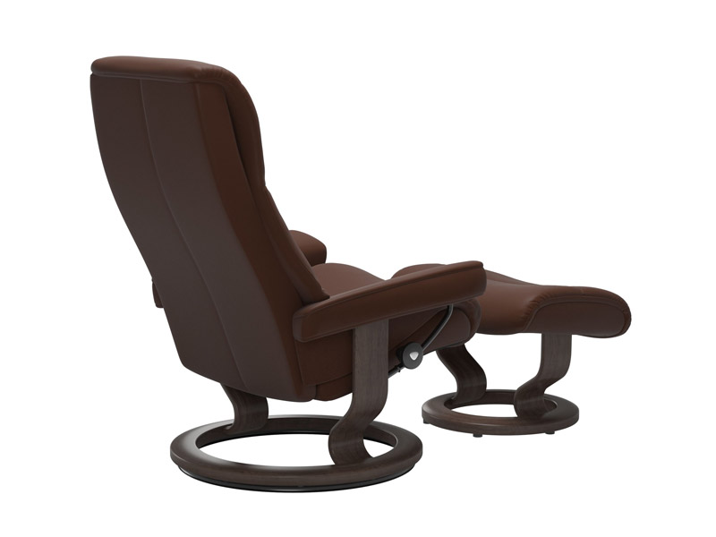 Stressless View (M) Classic Chair with Footstool 