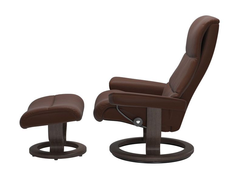 Stressless View (M) Classic Chair with Footstool 