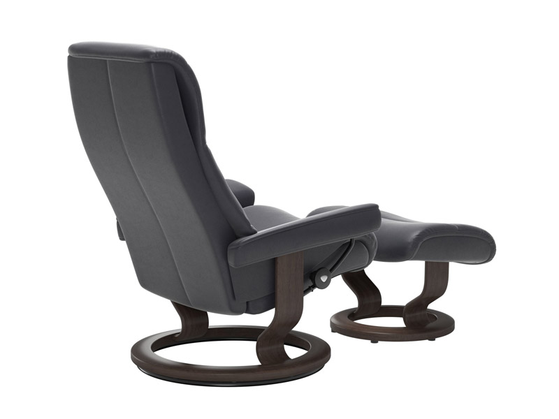 Stressless View (M) Classic Chair with Footstool 