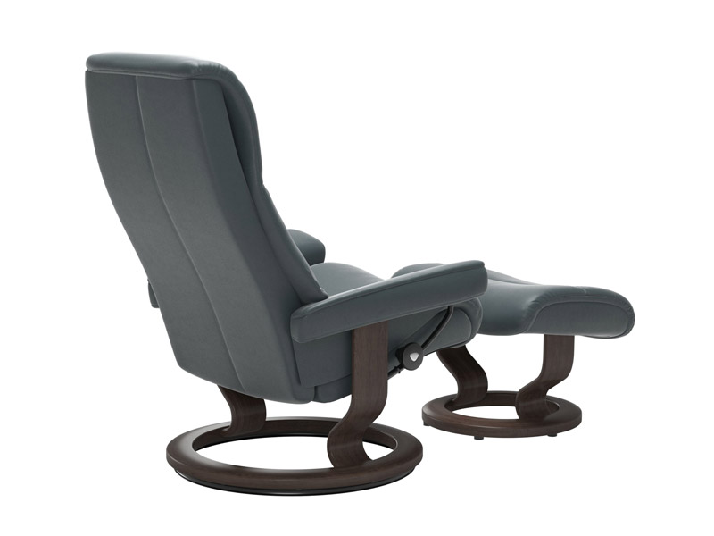 Stressless View (M) Classic Chair with Footstool 