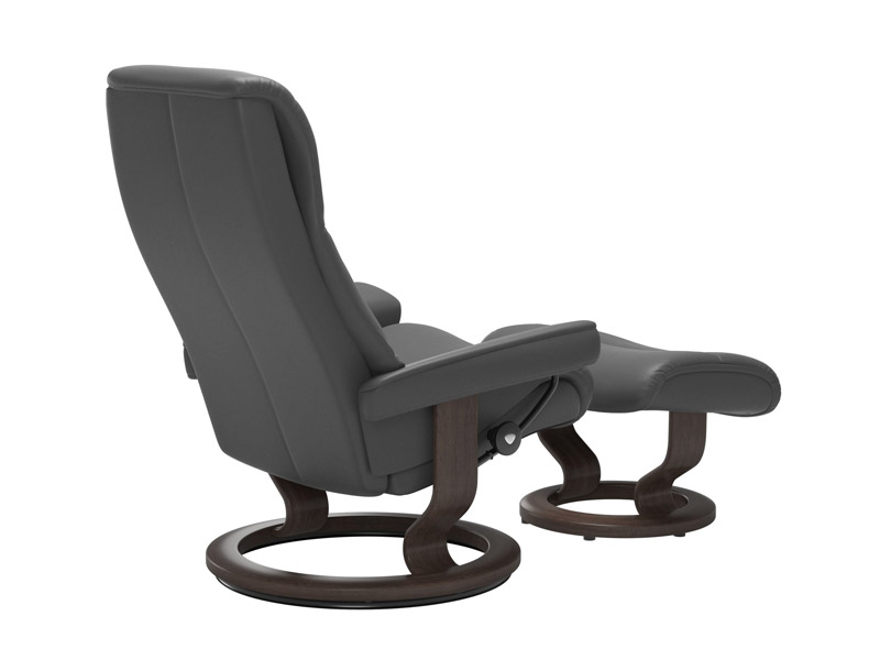 Stressless View (M) Classic Chair with Footstool 