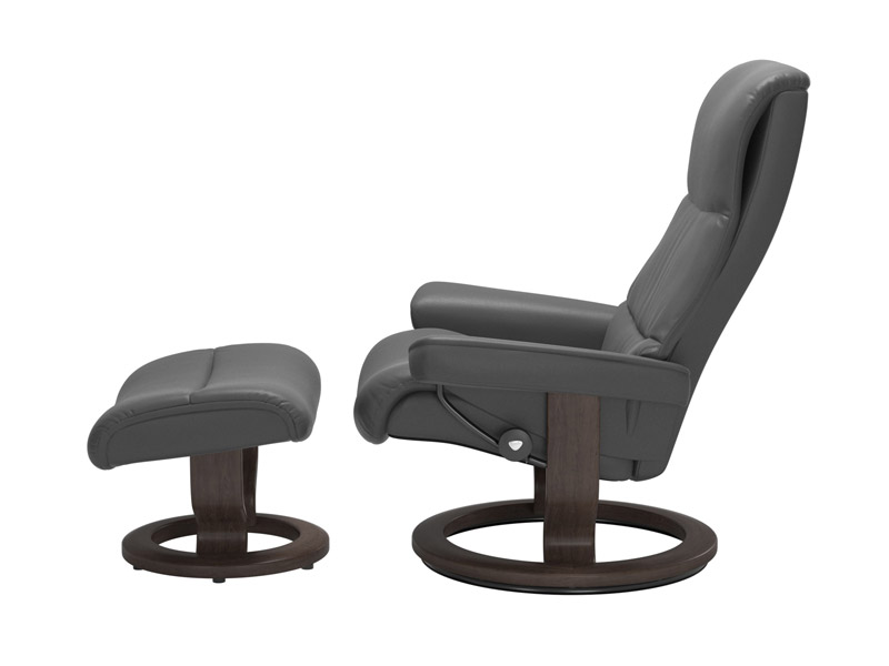Stressless View (M) Classic Chair with Footstool 