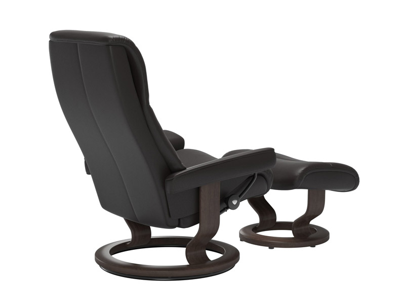 Stressless View (M) Classic Chair with Footstool 