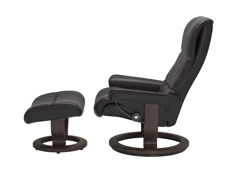Stressless View (M) Classic Chair with Footstool 