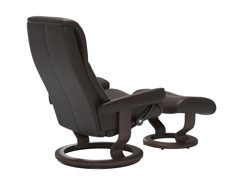 Stressless View (M) Classic Chair with Footstool 