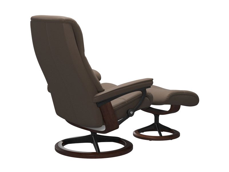 Stressless View (M) Signature Chair with Footstool 