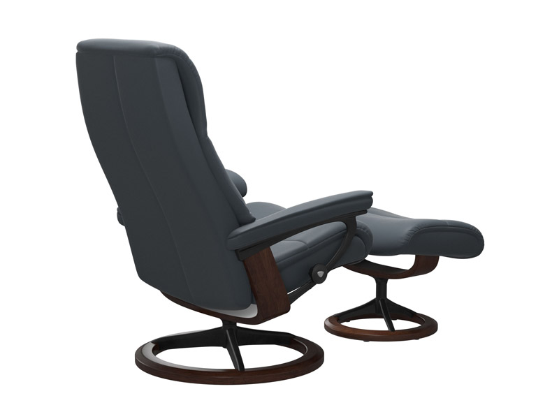 Stressless View (M) Signature Chair with Footstool 