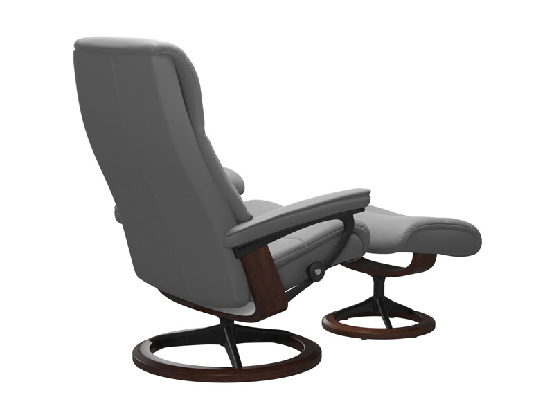 Stressless View (M) Signature Chair with Footstool 