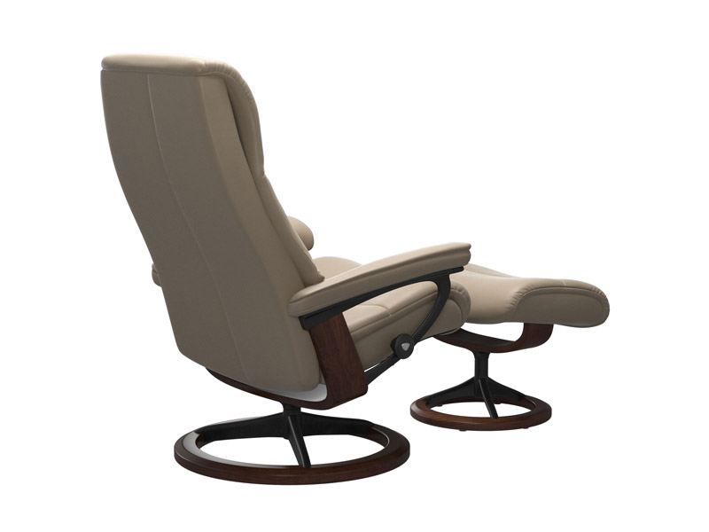 Stressless View (M) Signature Chair with Footstool 
