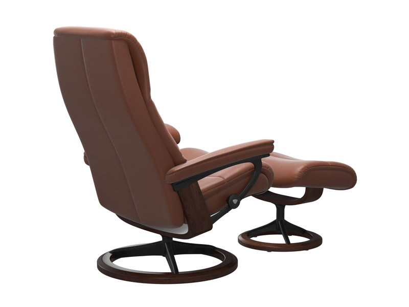 Stressless View (M) Signature Chair with Footstool 