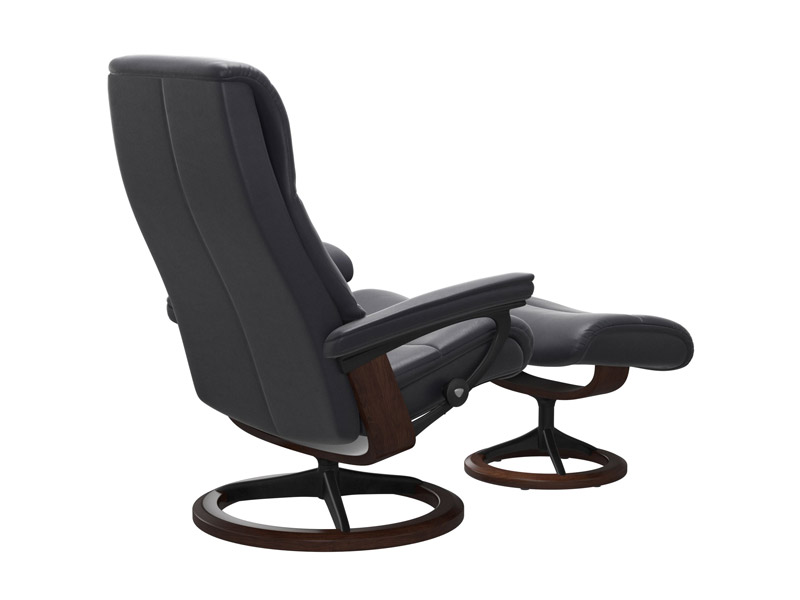 Stressless View (M) Signature Chair with Footstool 