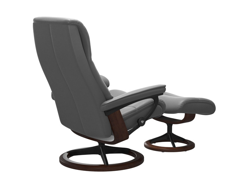 Stressless View (M) Signature Chair with Footstool 