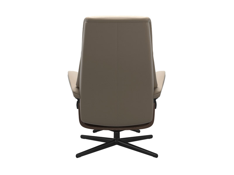 Stressless View (M) Cross Chair with Ottoman 