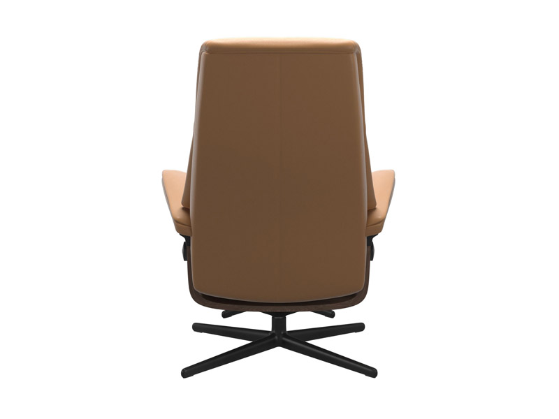 Stressless View (M) Cross Chair with Ottoman 