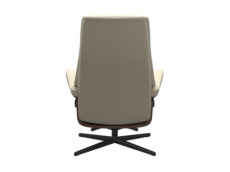 Stressless View (M) Cross Chair with Ottoman 