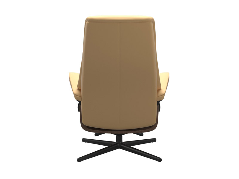 Stressless View (M) Cross Chair with Ottoman 