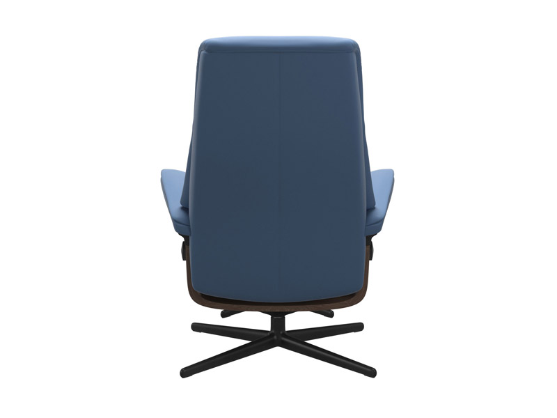 Stressless View (M) Cross Chair with Ottoman 