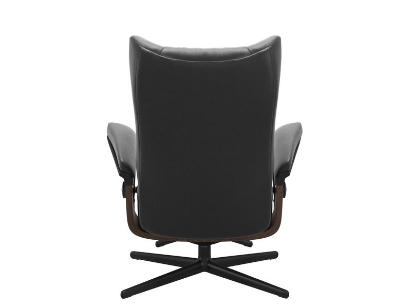 Stressless Wing (M) Cross Chair with Ottoman 