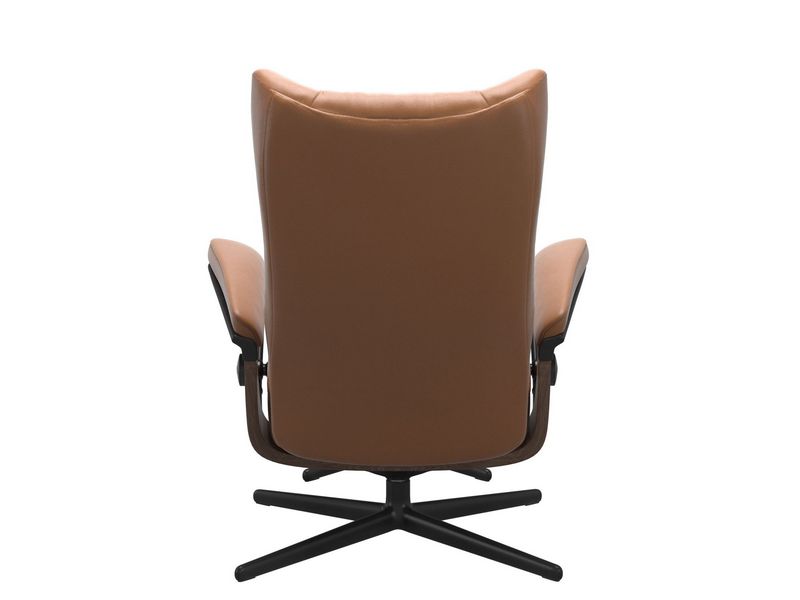 Stressless Wing (M) Cross Chair with Ottoman 