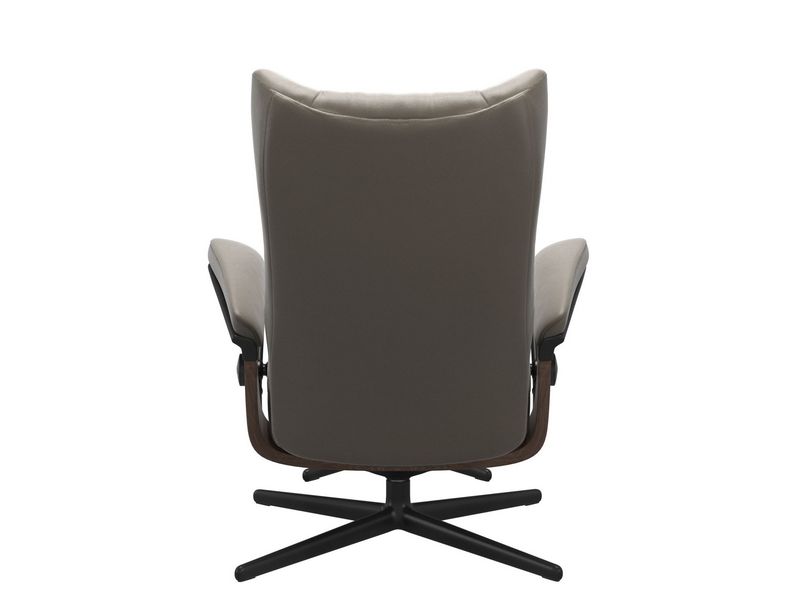 Stressless Wing (M) Cross Chair with Ottoman 