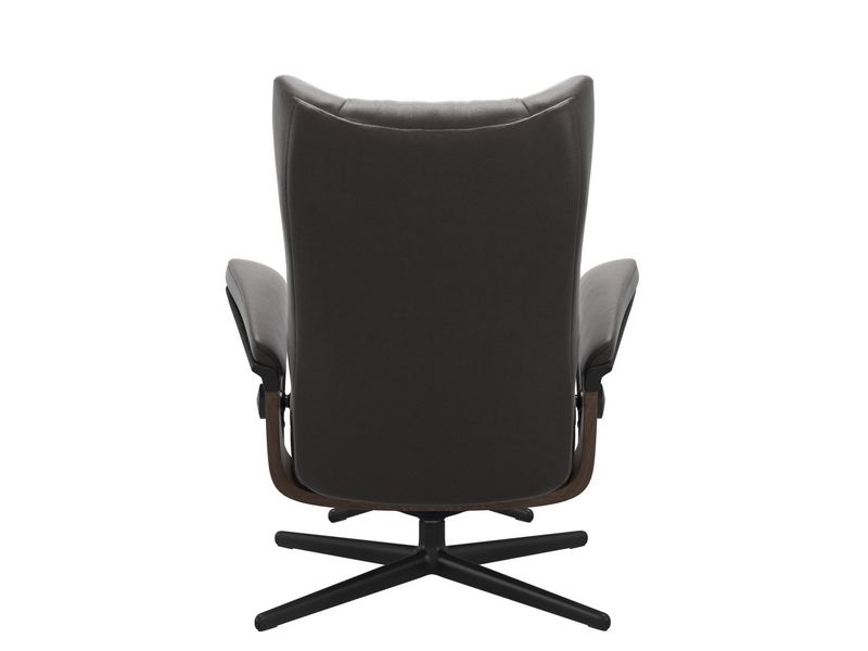 Stressless Wing (M) Cross Chair with Ottoman 