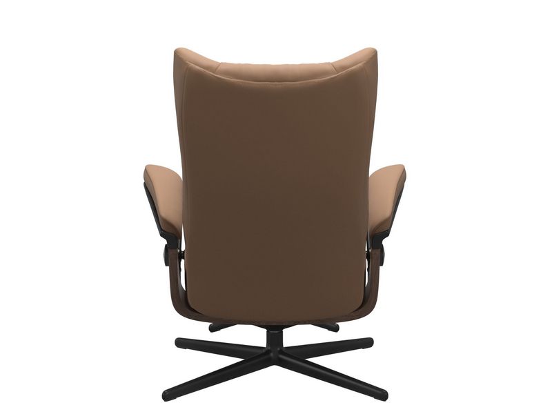 Stressless Wing (M) Cross Chair with Ottoman 
